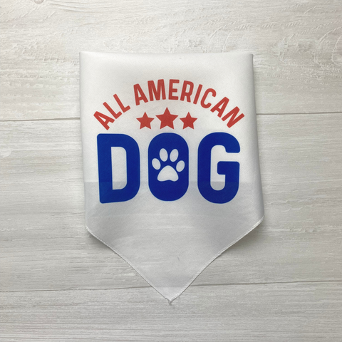 All American Dog Bandana | Fourth of July Dog Clothes