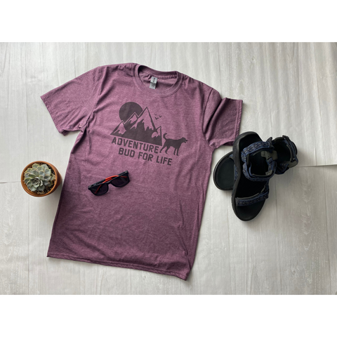 Copy of Adventure Buddy For Life Dog Design T-Shirt