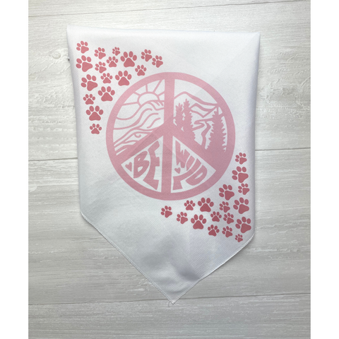 Be Wild Paw Print Bandana